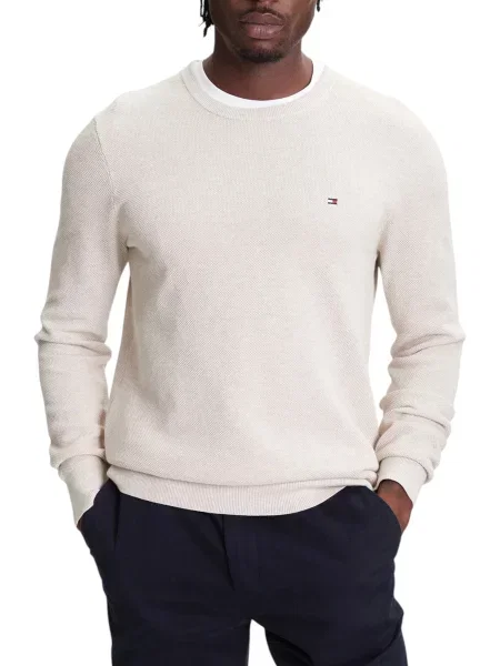 Pulover Tommy Hilfiger bež