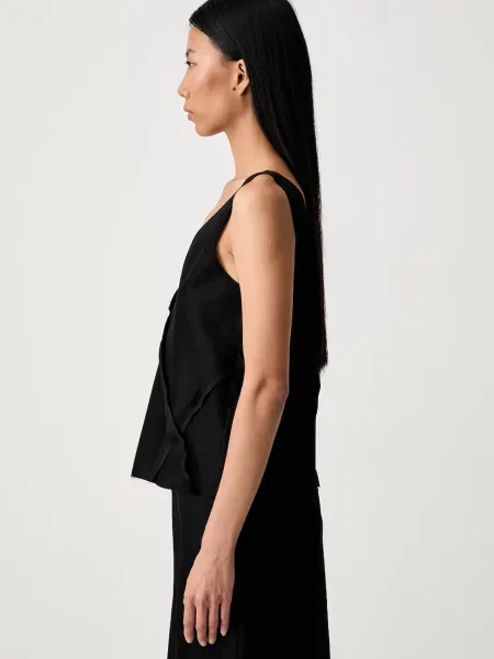 Maison Margiela топ з ацетатом