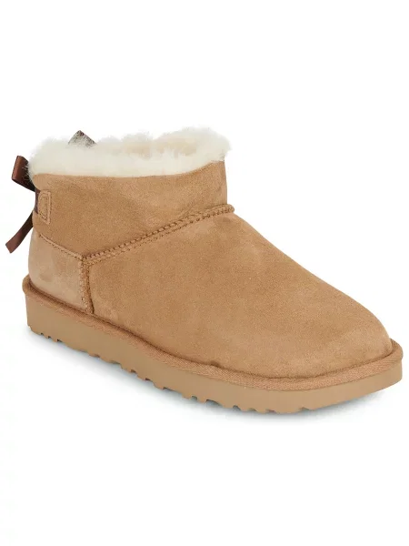 Pantofi Ugg cu funde maro