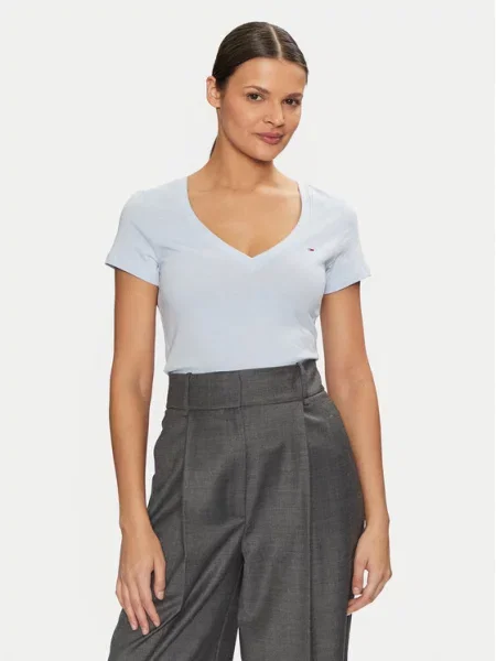 Tommy Jeans Marškinėliai Žydra