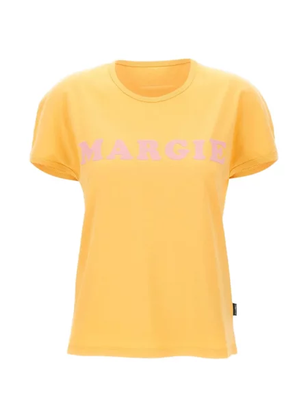 Tricou Mm6 Maison Margiela cu imagine galben