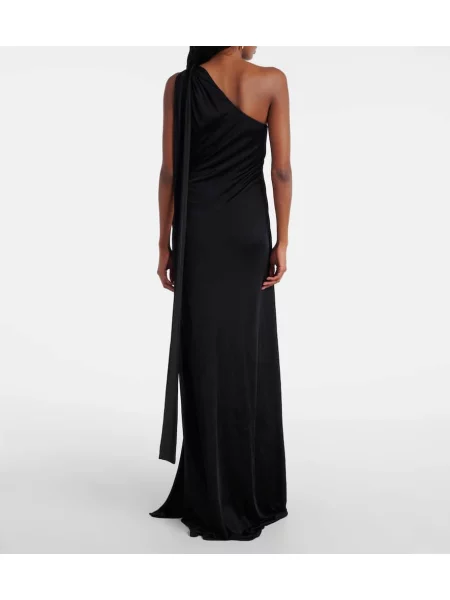 Rochie Tom Ford din jerseu cu un umăr gol negru