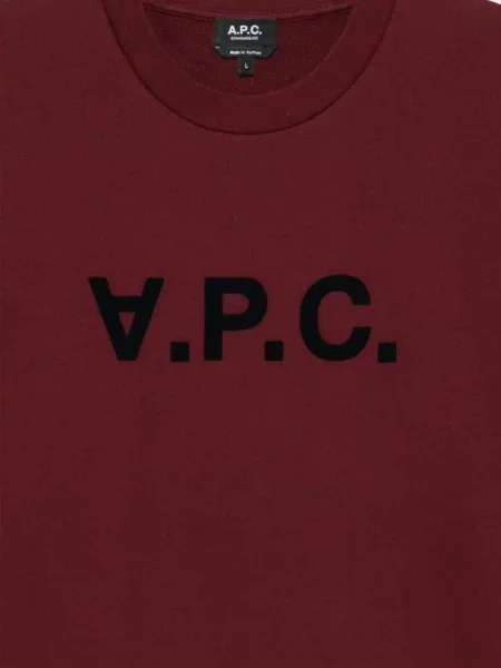 Hanorac A.p.c. cu imagine roșu