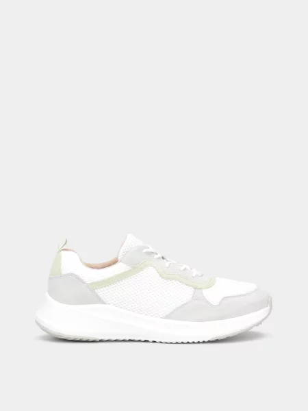 Caprice Кросівки Білий/сірий Шкіра/текстиль білі