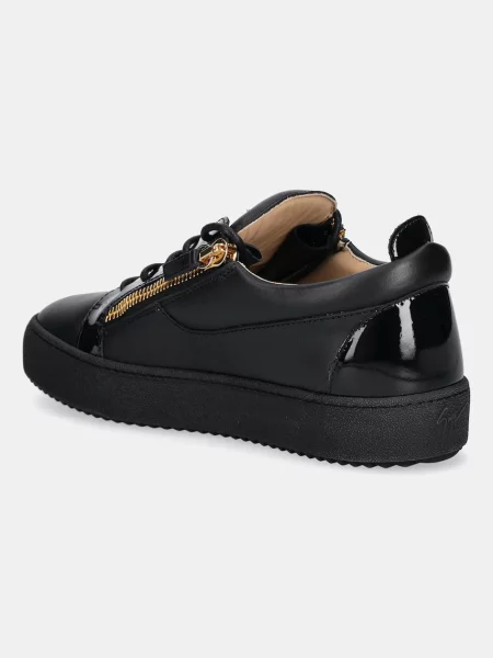 Kožené tenisky Giuseppe Zanotti Maylondon černá