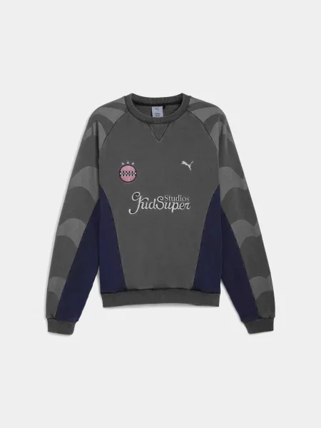 Світшот PUMA x Kidsuper Crew комбінований верх чорний