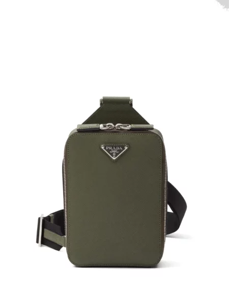 Geantă Prada din piele verde