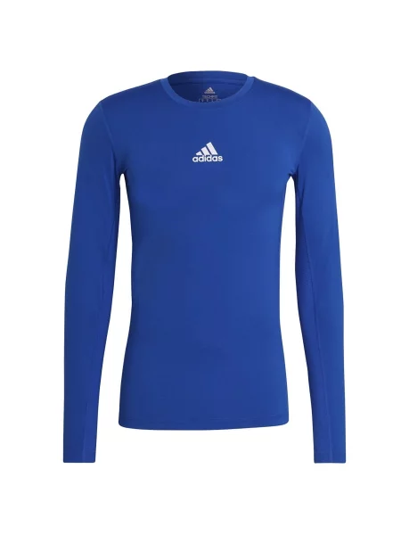 Adidas Koszulka TECHFIT LS TOP M niebieska