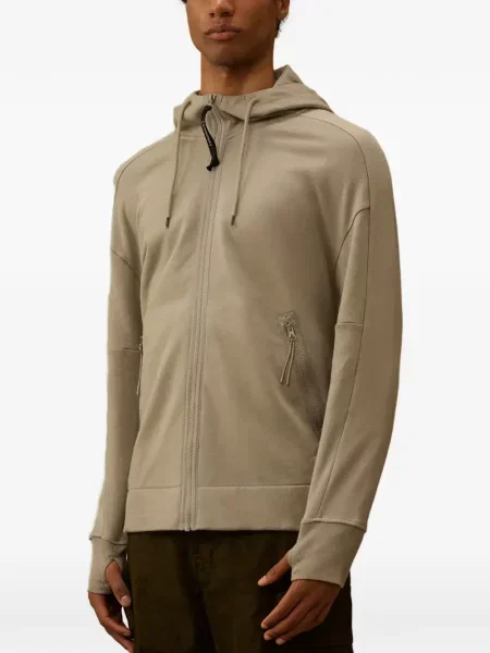 Суичър с качулка C.p. Company сиво