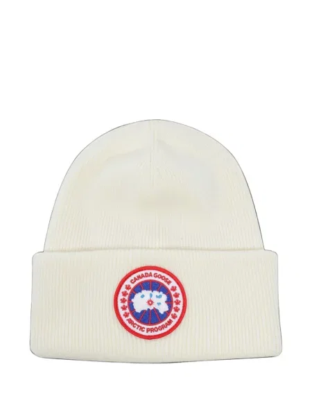 Căciulă Canada Goose cu autograf alb