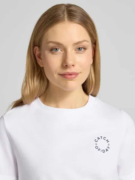 T-shirt z okrągłym dekoltem Rich & Royal biała