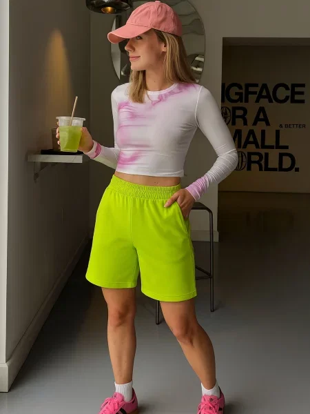 Шорти KAZKOVA салатовий