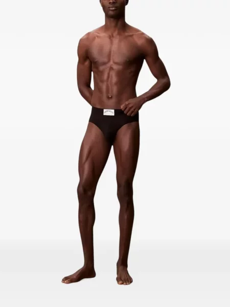Бикини Calvin Klein Underwear с автограф черно