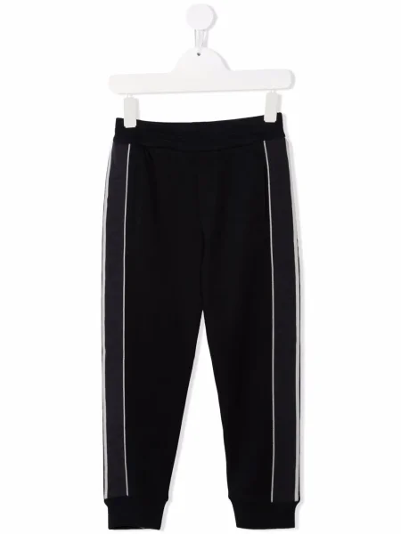 Spodnie dziecięce Emporio Armani niebieskie
