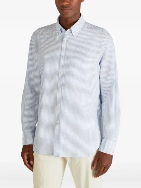 Pruhovaná keprová košile Slowear modrá