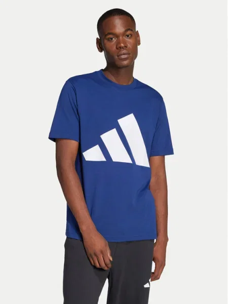 ADIDAS SPORTSWEAR Funkčné tričko Essentials tmavomodrá biela