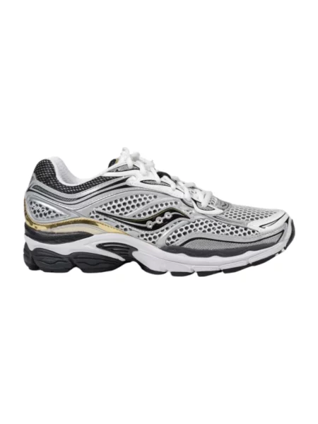 Buty do biegania Saucony sznurowane z okrągłym noskiem do biegania szare