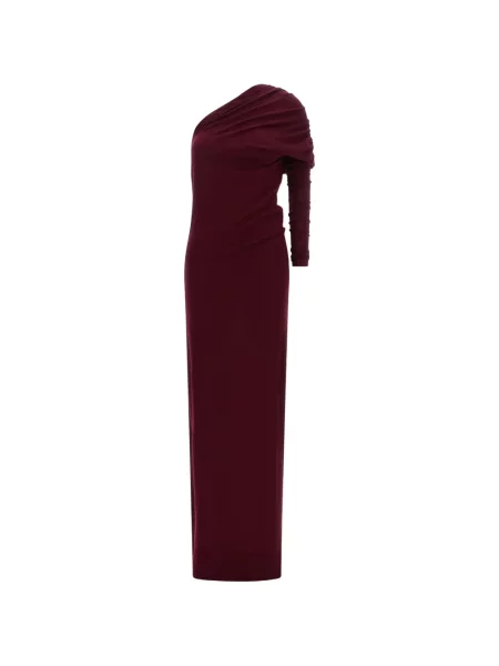 Rochie Armarium asimetrică drapată roșu