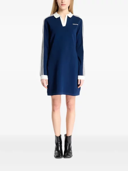 Małe mały skarpety Adidas garniturowe niebieskie