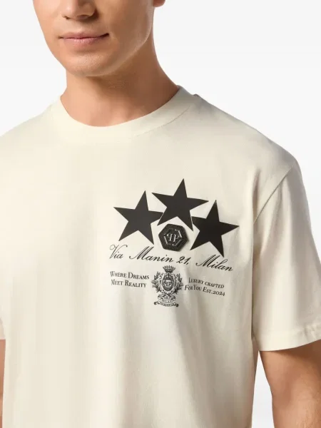 Tricou Philipp Plein alb