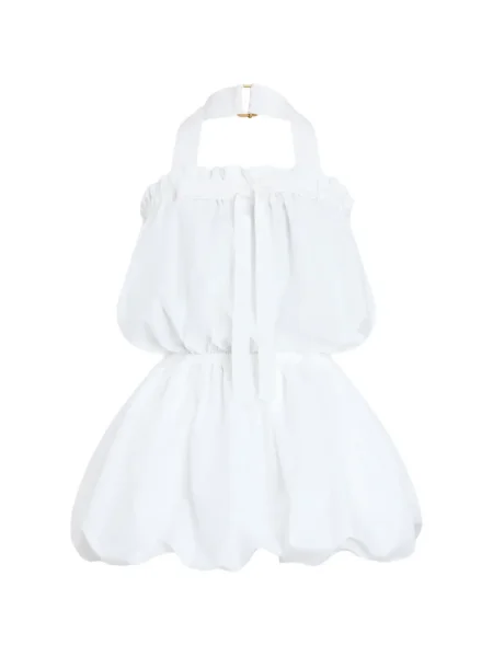 Odgovarati mini mini haljina Patou ular vrat bijela