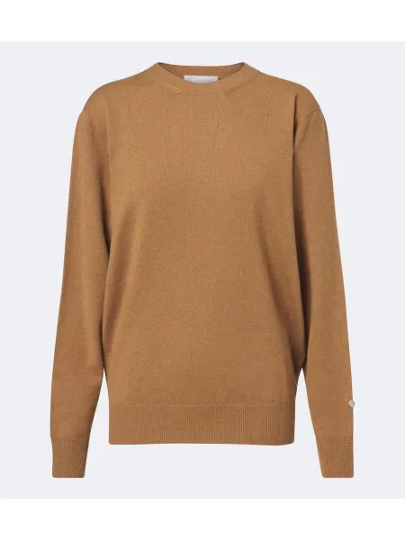 Pulover Stella Mccartney de lână maro