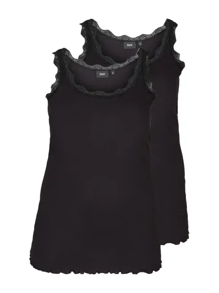 Top Zizzi negru