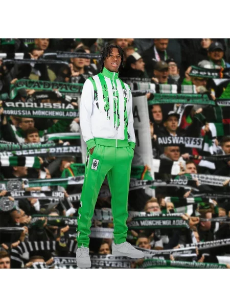 Spodnie Retro Piłkarskie Dorosły Borussia Mönchengladbach zielony