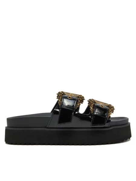 Klapki Versace Jeans Couture czarne