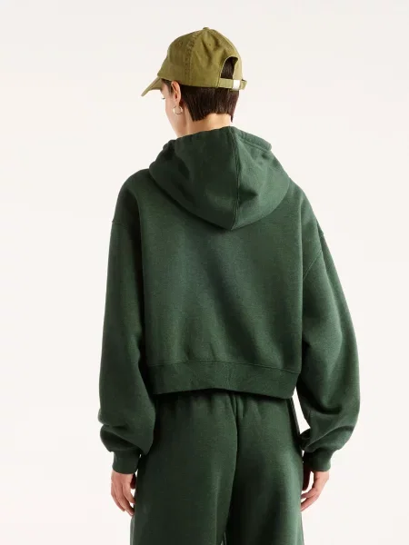 Флисовый свитер New Balance зеленый