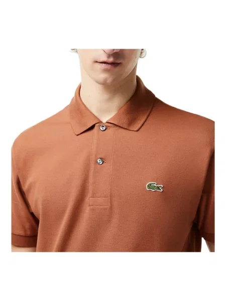 Tričko Lacoste hnedá