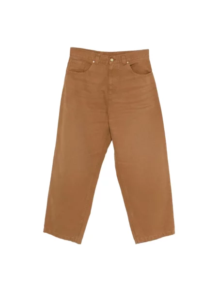 Jeansy Carhartt Wip brązowe