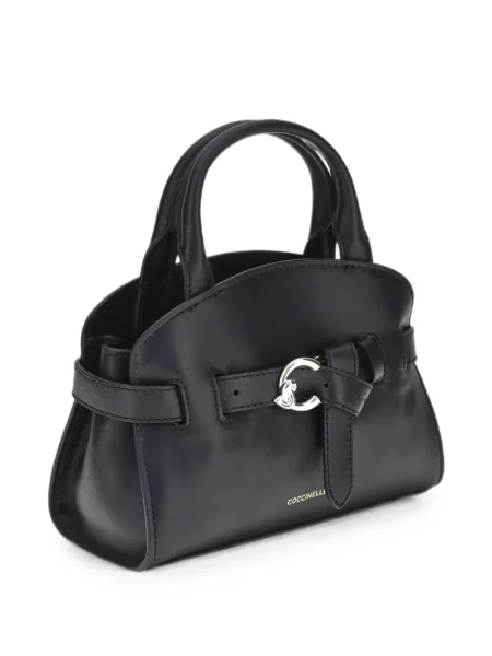 Geantă shopper Coccinelle cu cataramă negru