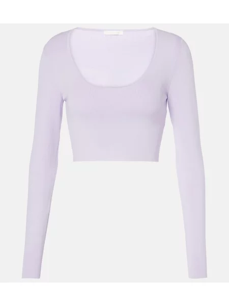 Cropp top Zimmermann tricotate violet