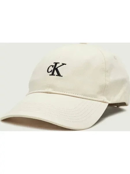 Calvin Klein Sapkák fekete / piszkosfehér bézs