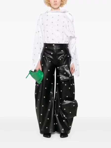 Pantaloni A.w.a.k.e. Mode din piele negru