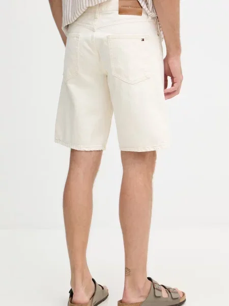 Tommy Hilfiger szorty jeansowe beżowe