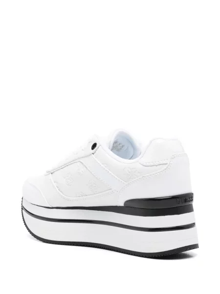 Sneakerși Guess alb