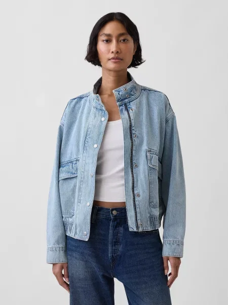 Denim jakna Gap modra