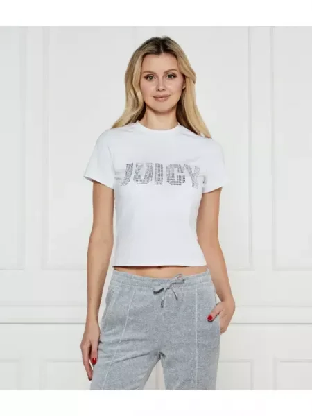 Juicy Couture Tricou IMPACT SS alb