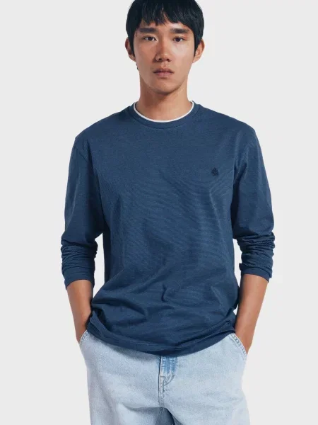 Лонгслив Springfield синий