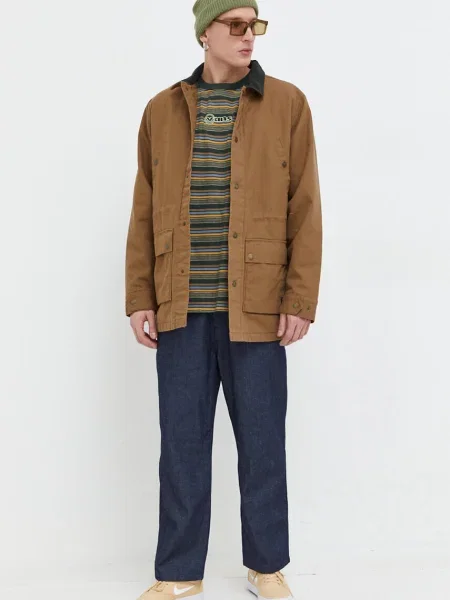 Olcsóbban. Férfi Vans Crosswinds Parka deep forest/kenguru dzseki. Méret: M barna
