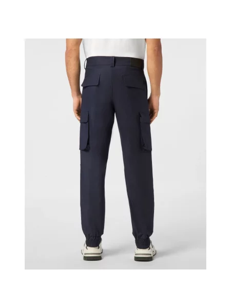 Spodnie cargo Philipp Plein niebieskie