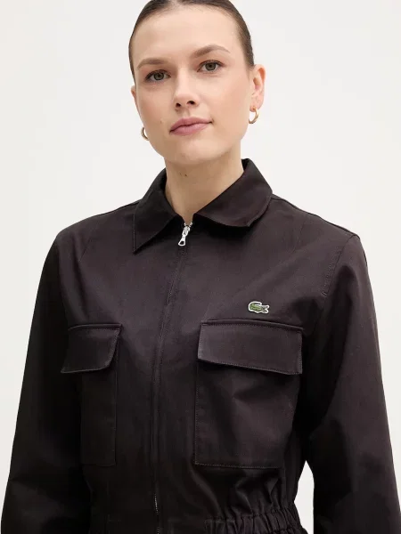 Lacoste kezeslábas női elasztánnal barna