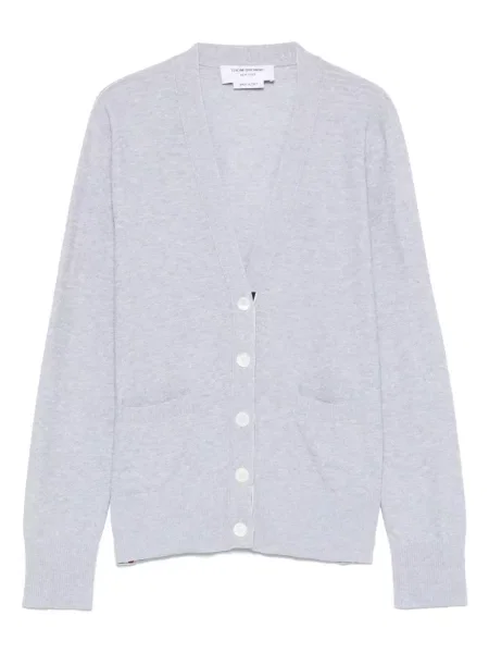 Cardigan Thom Browne tricotate gri