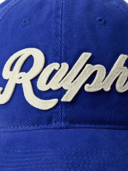 Șosete Polo Ralph Lauren cu model herringbone cu broderie plasă albastru