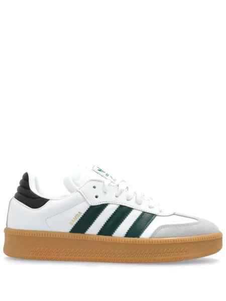 Sneakerși Adidas Ozweego din piele de căprioară alb