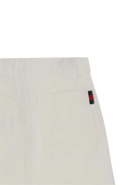 Dětska mini sukně Gucci bílá