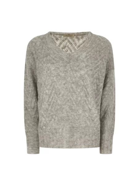 Sweter Panicale szary