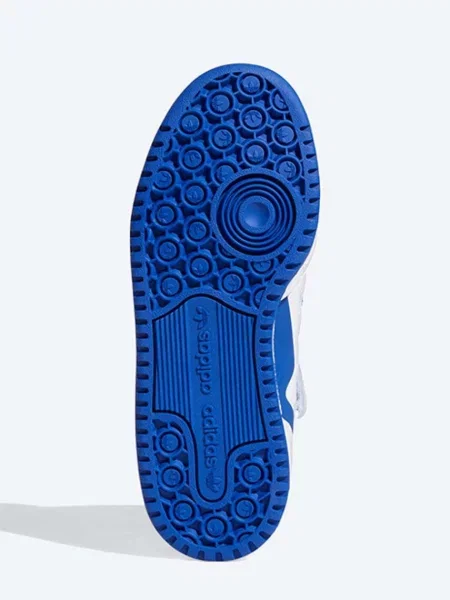 Δερμάτινα αθλητικά παπούτσια adidas Originals Forum Mid J άσπρο λευκό